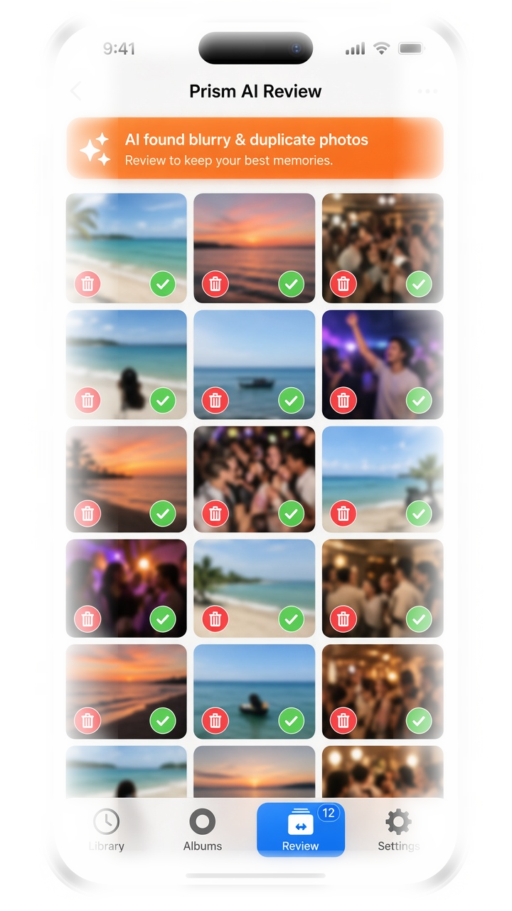 AI photo review
